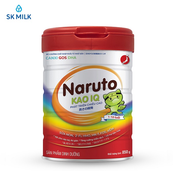 Hình ảnh hộp sữa bột Naruto Kao IQ
