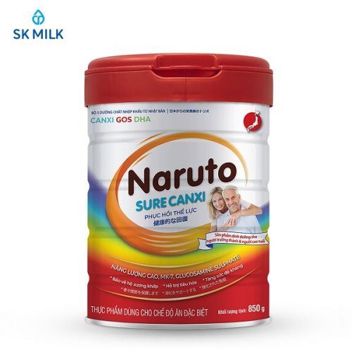Sữa Bột Naruto Sure Canxi - Phục Hồi Thể Lực